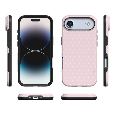 On the Dot | Pink & White Polka Dot Case