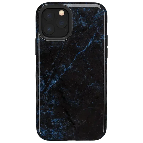 Midnight Marble | Black & Navy Case