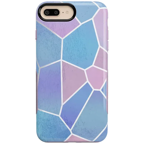 Other Side | Holographic Metallic Stained Glass Marble Case