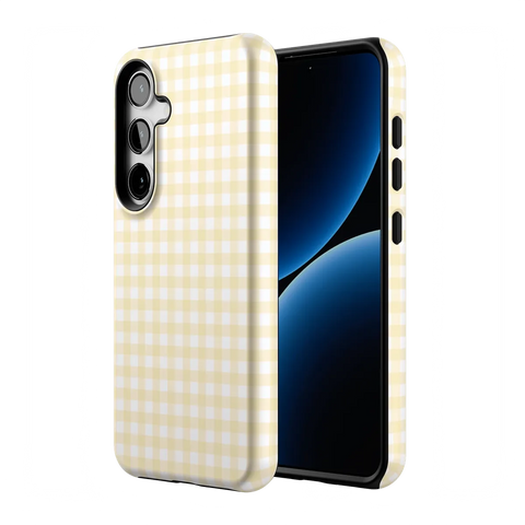 Pastel Picnic | Yellow Gingham Case
