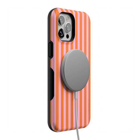 Perfect Stripes | Orange & Pink Stripes Case