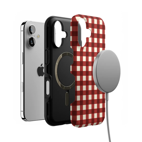Checked Twice | Red Plaid Case