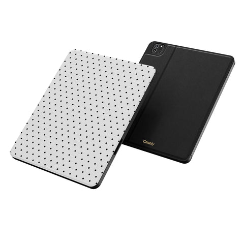 On the Dot | Black Polka Dot iPad Case
