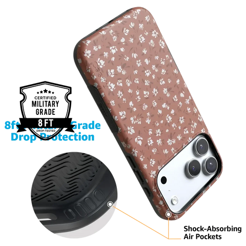 Mocha Meadow | Tiny Flowers Case