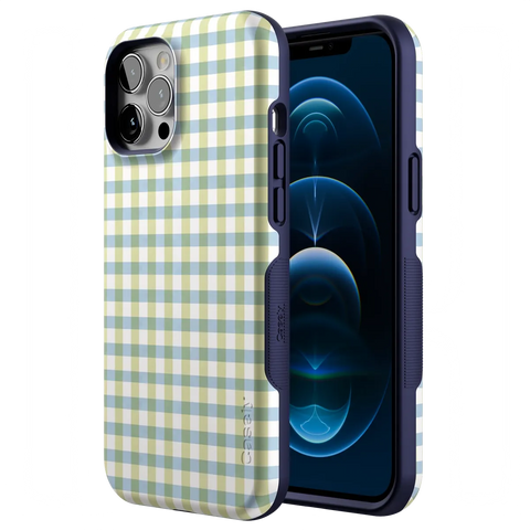 Pastel Picnic | Blue & Green Gingham Case