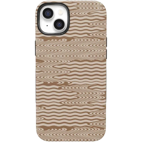 Mocha Ripple | Brown Waves Case