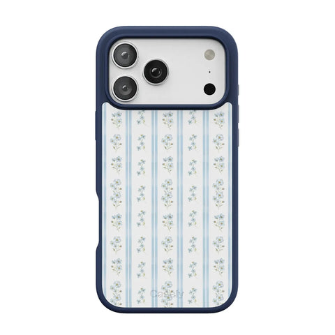 Cottage Stripe | Blue Floral Case