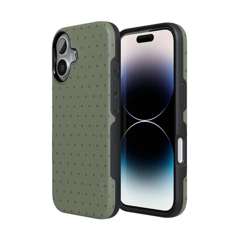 On the Dot | Olive Green Polka Dot Case