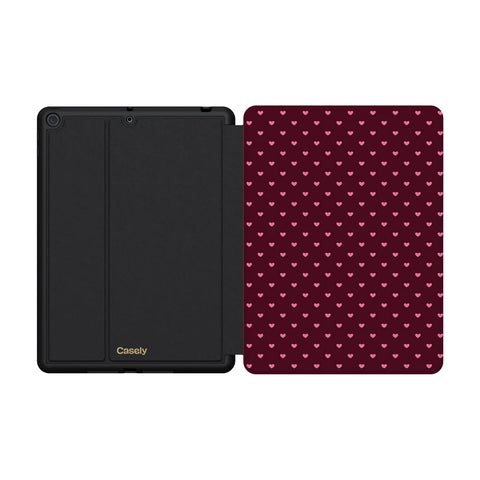 Heart Noir | Tiny Hearts iPad Case