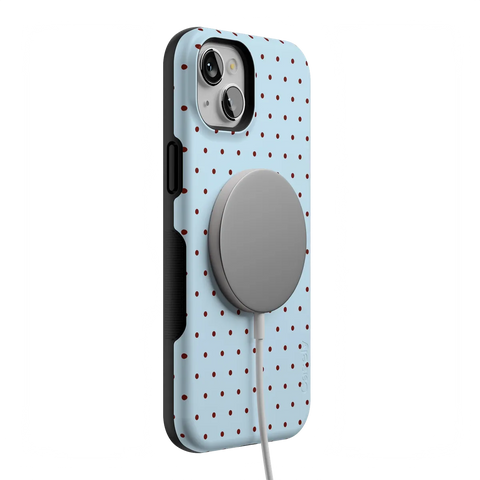 On the Dot | Blue Polka Dot Case