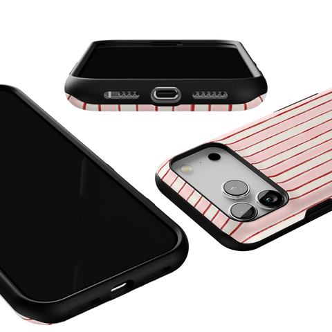 Pretty in Pastel | Blush Stripes Case