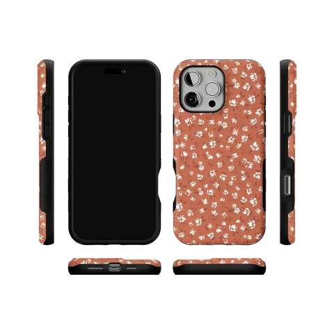 Mocha Meadow | Tiny Flowers Case