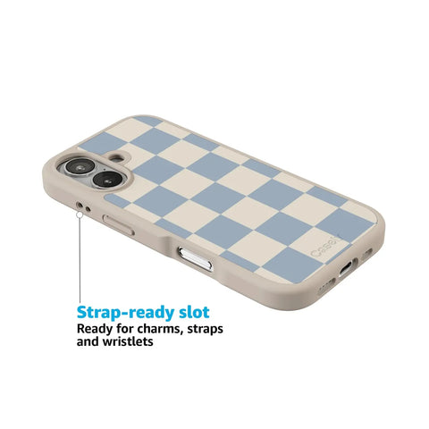 Fit Check | Light Blue Checkerboard Case