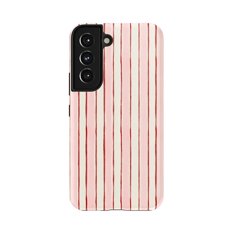 Pretty in Pastel | Blush Stripes Case