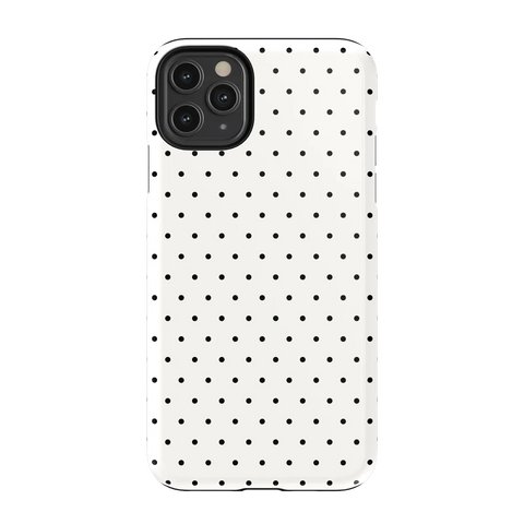 On the Dot | Black Polka Dot Case