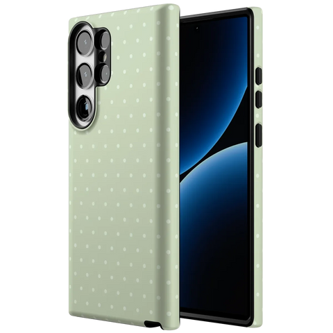 On the Dot | Green Polka Dot Case