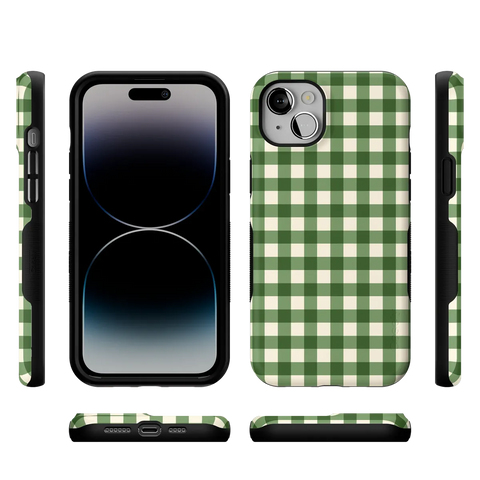 Checked Twice | Green Plaid Case