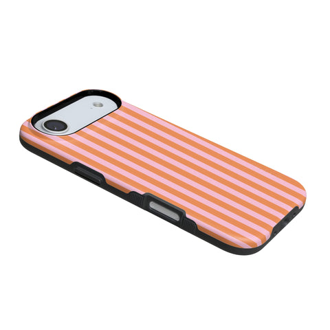 Perfect Stripes | Orange & Pink Stripes Case