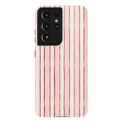 Pretty in Pastel | Blush Stripes Case