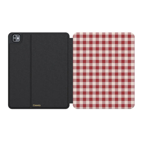 Sweet Jam | Red Gingham iPad Case