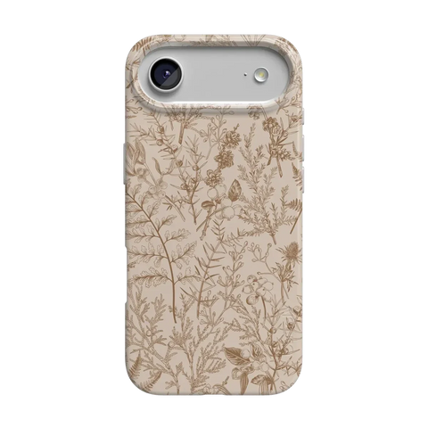 Beige Garden | Neutral Floral Case