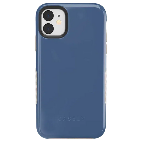 Steel Blue on Nude | Ultra-Protective Bold Case