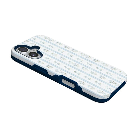 Cottage Stripe | Blue Floral Case