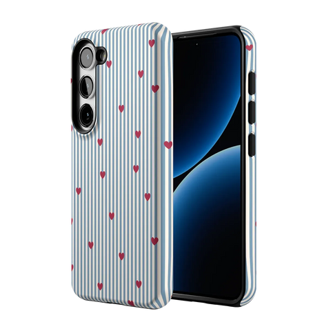 Love Lines | Blue Stripes Case