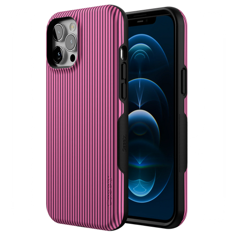 Stripes and the City | Pink & Purple Pinstripe Case