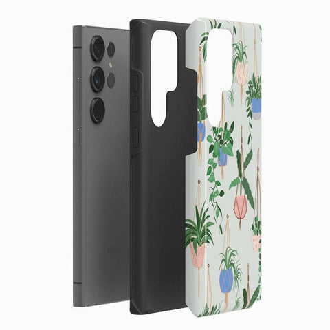 Hanging Around | Potted Plants Floral Samsung Case
