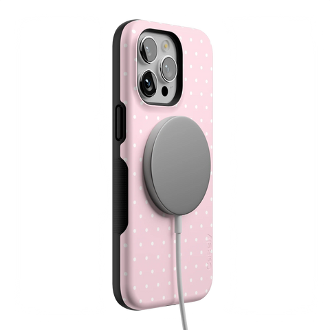 On the Dot | Pink & White Polka Dot Case