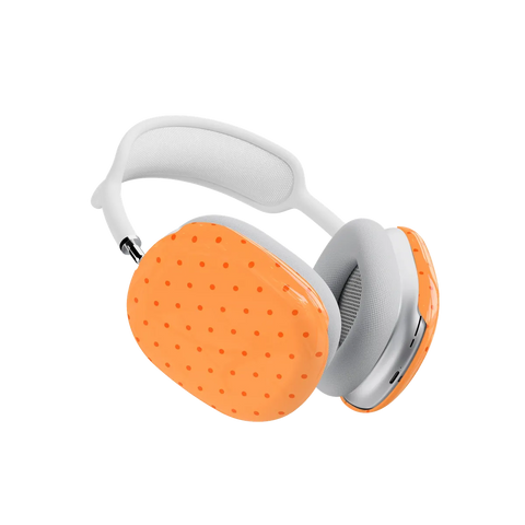 On the Dot | Orange Polka Dot AirPods Max Case
