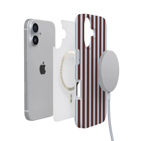 Sunday in Brooklyn | Blue Stripes Case