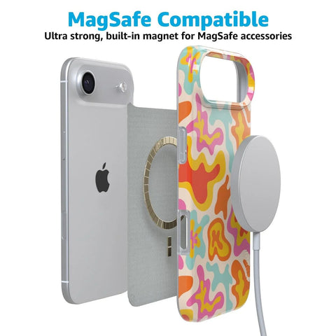 Tropical Color Splash | Abstract Retro Case