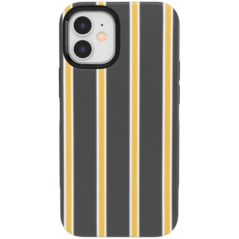 Fine Lines | Mustard Yellow Pinstripe iPhone Case