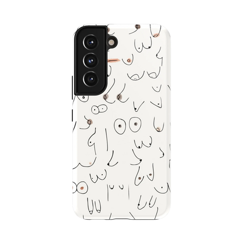 I'm With Her | Black & White Boobs Case