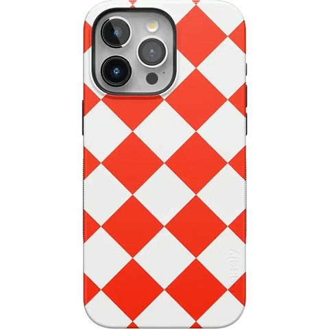 Red Checkerboard | High Contrast Design Case
