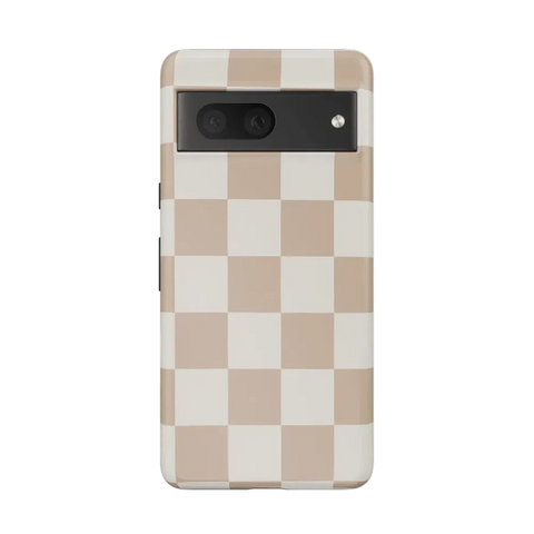 Fit Check | Neutral Checkerboard Google Pixel Case