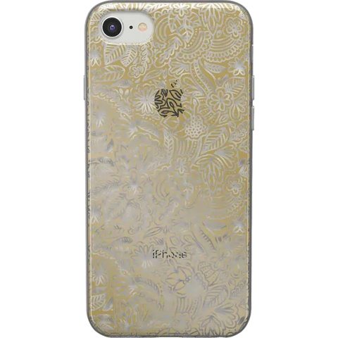 Floral Mandala | Rose Gold Clear Case