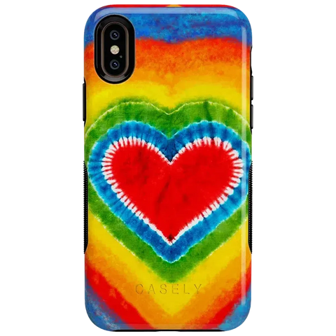 I Heart Tie Dye | Rainbow Heart Case