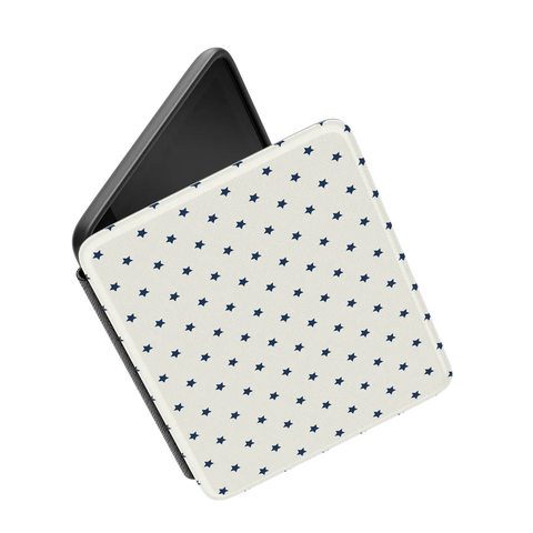 Tiny Stars | Blue & White Kindle Case