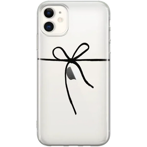 Knot Over U | Clear Ribbon Case