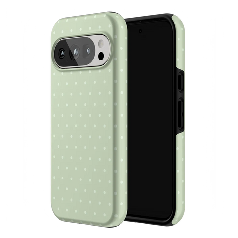 On the Dot | Green Polka Dot Case