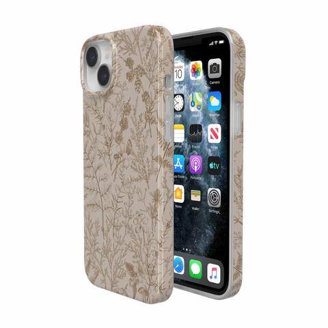 Beige Garden | Neutral Floral Case