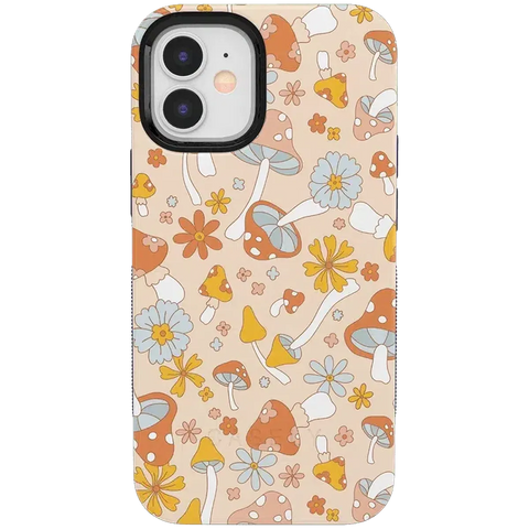 Mushroom Magic | Retro Floral Case
