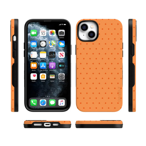 On the Dot | Orange Polka Dot Case