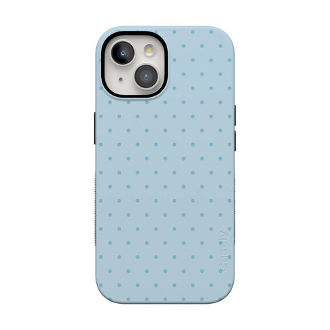 On the Dot | Blue Monochrome Polka Dot Case