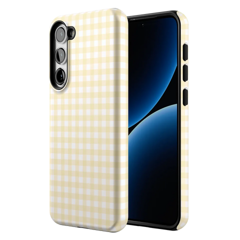 Pastel Picnic | Yellow Gingham Case