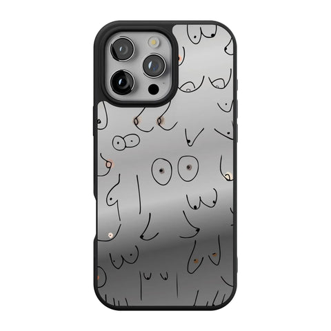 I'm With Her | Black & White Boobs Case