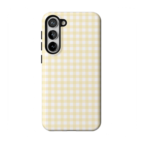 Pastel Picnic | Yellow Gingham Case